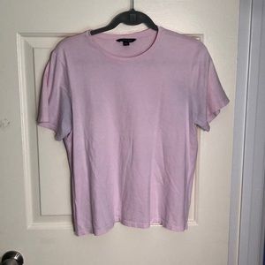 super cute light pink lands end tee
